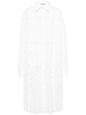 Ermanno Scervino broderie-anglaise cotton dress - White