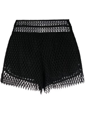 Ermanno Scervino broderie-anglaise mini shorts - Black