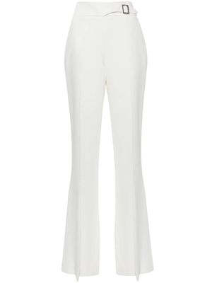 Ermanno Scervino buckle-strap tailored trousers - White