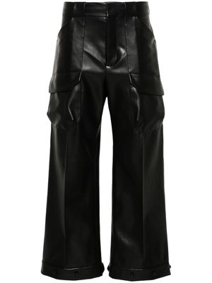 Ermanno Scervino cargo-pockets straight trousers - Black