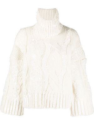 Ermanno Scervino chunky cable-knit jumper - Neutrals