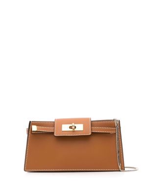 Ermanno Scervino contrast-stitching leather belt bag - Brown