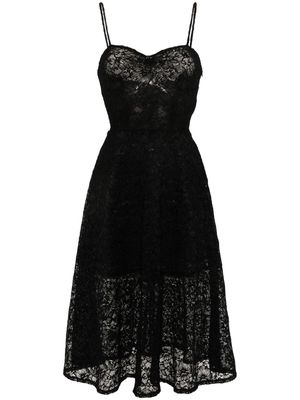 Ermanno Scervino corded-lace flared dress - Black