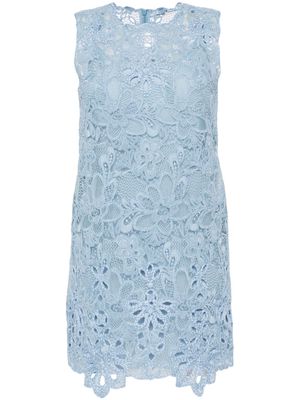 Ermanno Scervino corded-lace mini dress - Blue