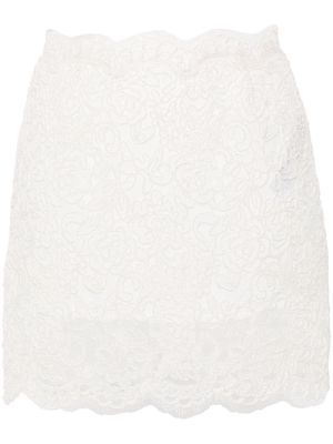 Ermanno Scervino corded-lace mini skirt - Neutrals