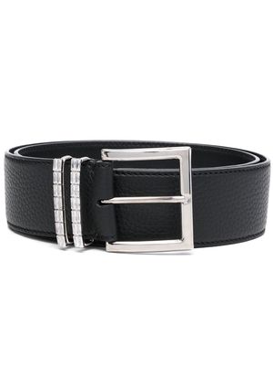 Ermanno Scervino crystal-embellished leather belt - Black