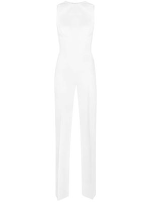 Ermanno Scervino cut-out back sleeveless jumpsuit - White