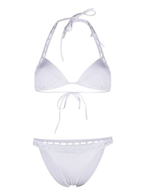 Ermanno Scervino embroidered-design bikini set - White