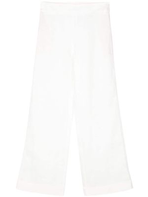 Ermanno Scervino embroidered straight-leg trousers - White
