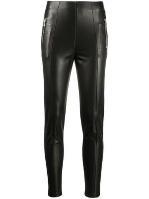 Ermanno Scervino faux-leather leggings - Black
