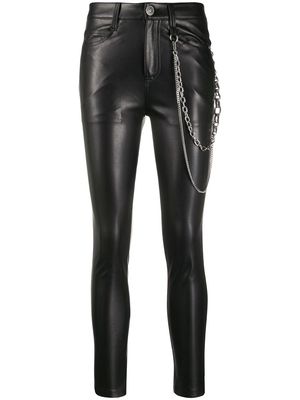 Ermanno Scervino faux leather skinny trousers - Black