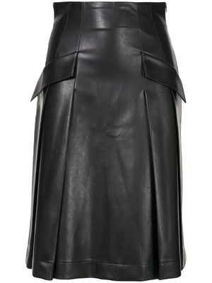 Ermanno Scervino flap pocket skirt - Black