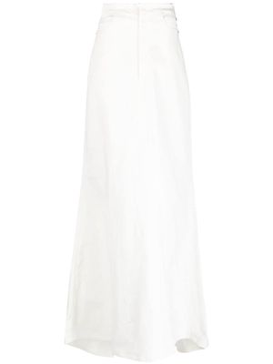 Ermanno Scervino floor-length high-waisted skirt - White