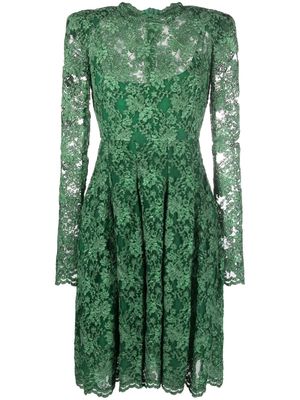 Ermanno Scervino floral-lace dress - Green
