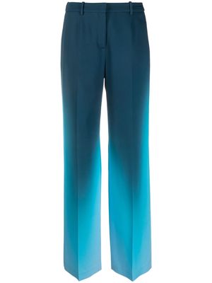Ermanno Scervino gradient-effect tailored trousers - Blue