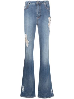 Ermanno Scervino high-rise flared jeans - Blue