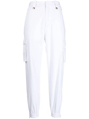 Ermanno Scervino high-waist tapered-leg trousers - White