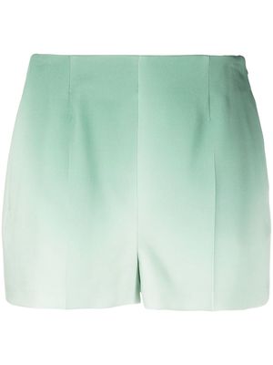 Ermanno Scervino high-waisted gradient-effect shorts - Green