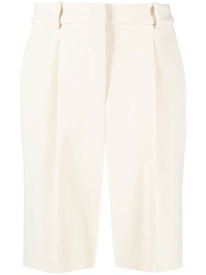 Ermanno Scervino high-waisted pleated shorts - Neutrals