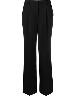 Ermanno Scervino high-waisted straight-leg trousers - Black