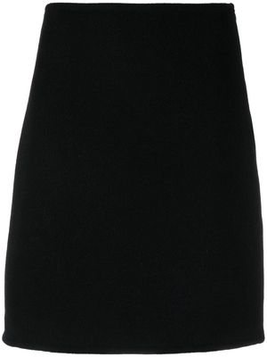 ERMANNO SCERVINO high-waisted wool skirt - Black