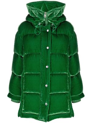 Ermanno Scervino hooded padded coat - Green