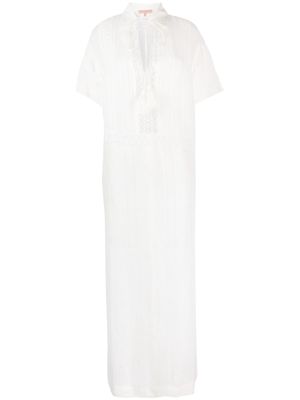 Ermanno Scervino lace-detail maxi dress - White