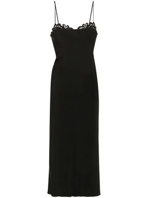 Ermanno Scervino lace-detailed midi dress - Black