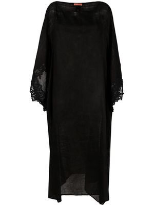 Ermanno Scervino lace-trim maxi dress - Black