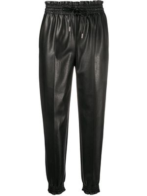 Ermanno Scervino leather look trousers - Black