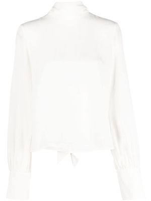 Ermanno Scervino long-sleeve silk blouse - White
