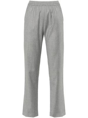 Ermanno Scervino mélange-effect straight-leg track pants - Grey