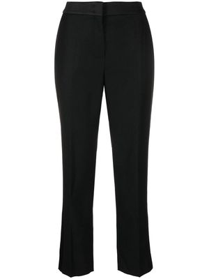 Ermanno Scervino mid-rise cropped trousers - Black