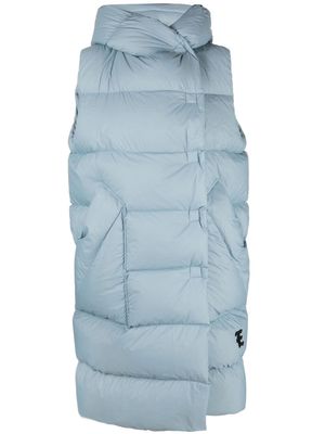 Ermanno Scervino padded sleeveless coat - Blue