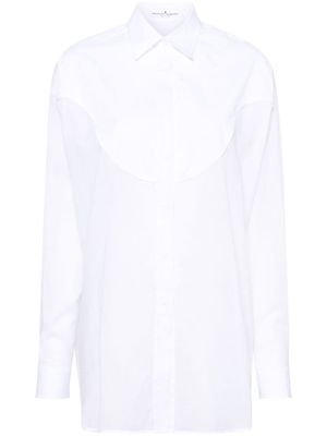 Ermanno Scervino panelled cotton shirt - White