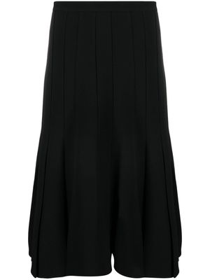 Ermanno Scervino pleated A-line skirt - Black