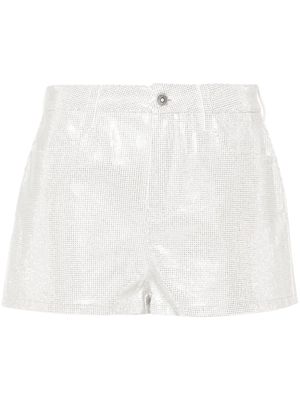 Ermanno Scervino rhinestone-embellished shorts - White