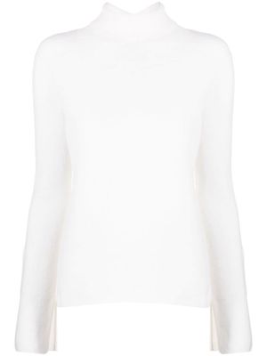 Ermanno Scervino roll-neck cashmere jumper - White