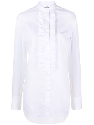 Ermanno Scervino ruffle trim shirt - White