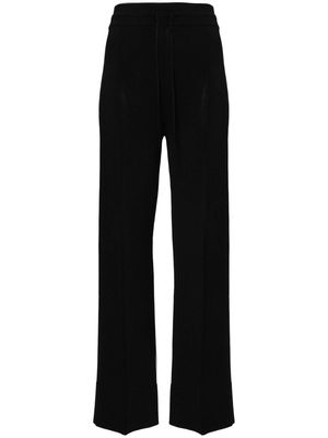 Ermanno Scervino seam-detail straight-leg trousers - Black