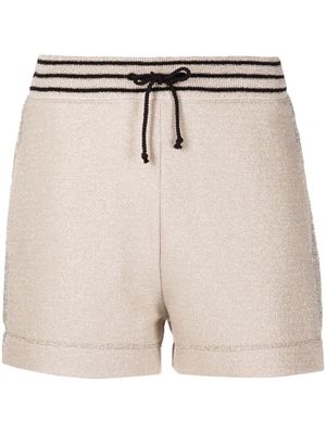 Ermanno Scervino side stripe detail shorts - Neutrals
