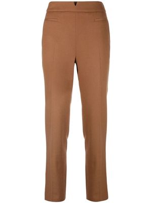 Ermanno Scervino slim-cut cropped trousers - Brown