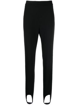 Ermanno Scervino stirrup-cuff high-waisted trousers - Black