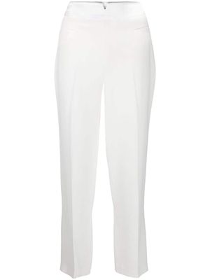 Ermanno Scervino tapered high-waist trousers - White
