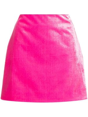 Ermanno Scervino Vevlvet A-line mini skirt - Pink