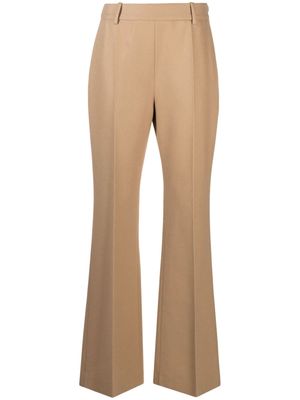Ermanno Scervino virgin-wool flared tailored trousers - Neutrals