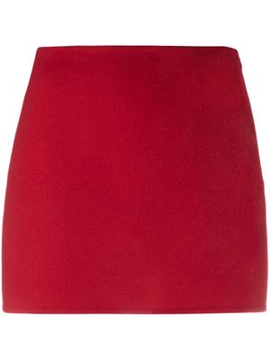 Ermanno Scervino virgin wool miniskirt - Red