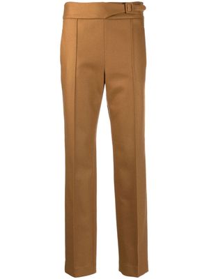Ermanno Scervino virgin wool slim-cut trousers - Brown