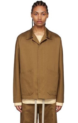 Ermenegildo Zegna Couture SSENSE Exclusive Brown Cotton Jacket