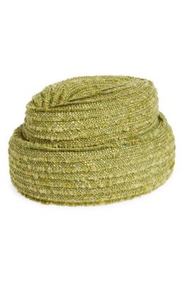 ESENSHEL Roll Cuff Hat in Green 